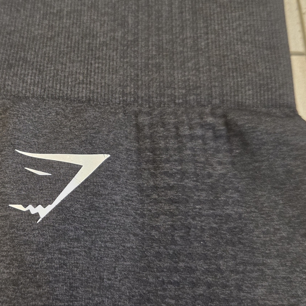 Gymshark Vital Seamless Charcoal High-Waisted Leggings - Picture 2 of 15